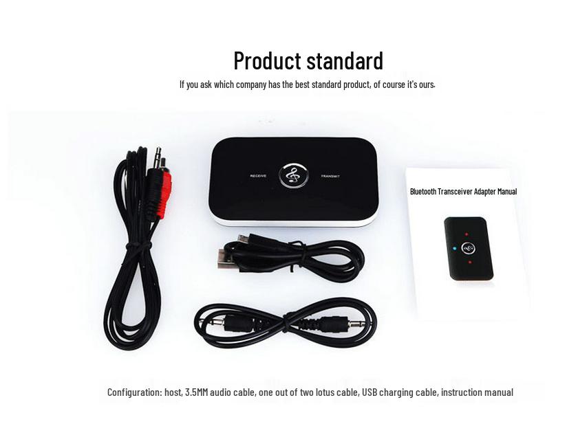 B6 Two-in-One Bluetooth 5.4 Audio Receiver and Transmitter Adapter