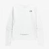 The North Face Nt7tr81k Women S Step Up Long Sleeve Round Tee White