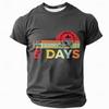 Herren 3D Celtics Lebensbaum T-Shirt Kurzarm T-Shirt 3D Druck Rundhals Shirt Wikinger Designer Party Straße Lässig Marineblau