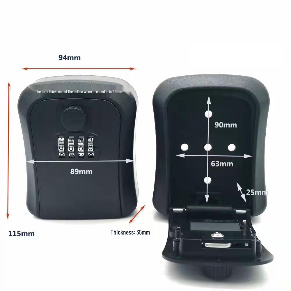 

Large Capacity Eco-Friendly Beach Safe: Portable ABS Plastic Storage Box