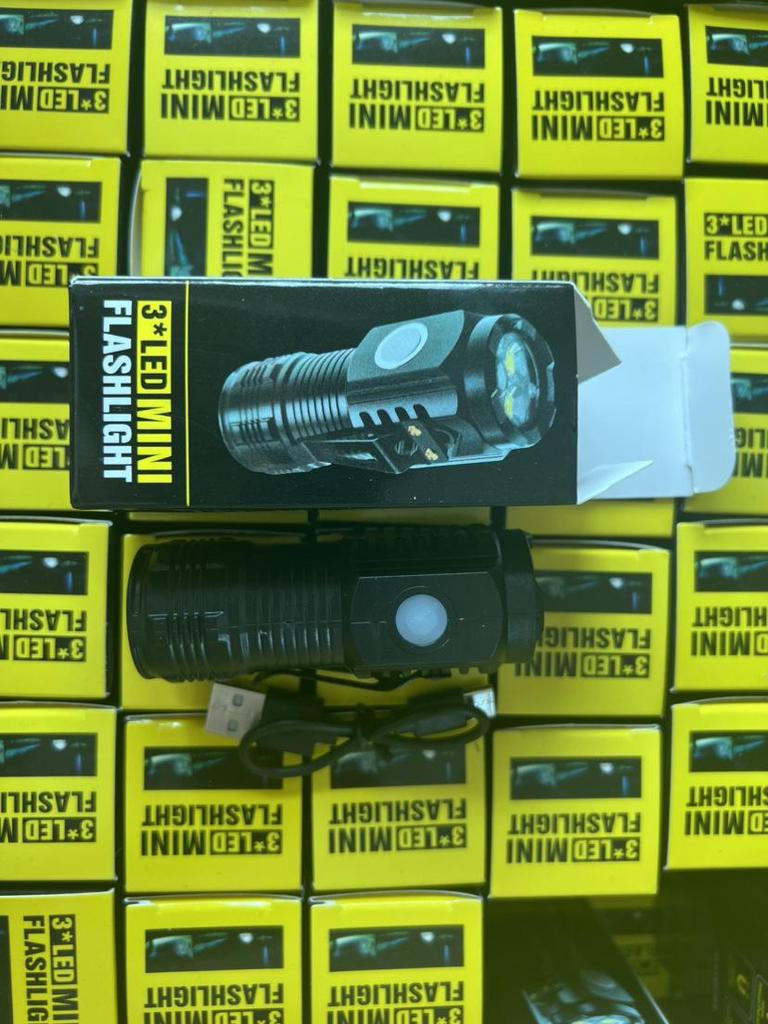 Three-Eyed Little Monster: Super Bright, Long-Lasting Multifunctional Flashlight with Magnet, Rechargeable and Explosion-Proof for Emergencies