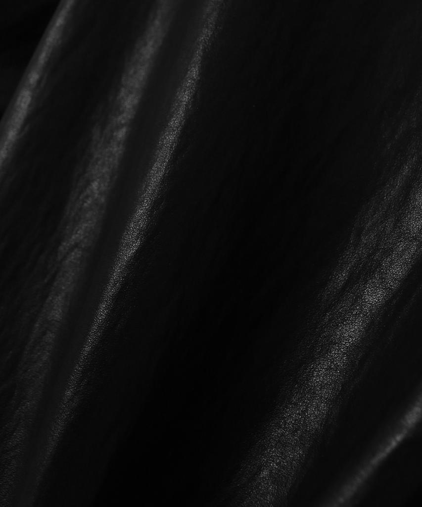 Mood Inside Field Leather Car Coat_Black