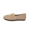 European Canvas Slip-On Shoes: Solid Color Linen Style Foot Covers