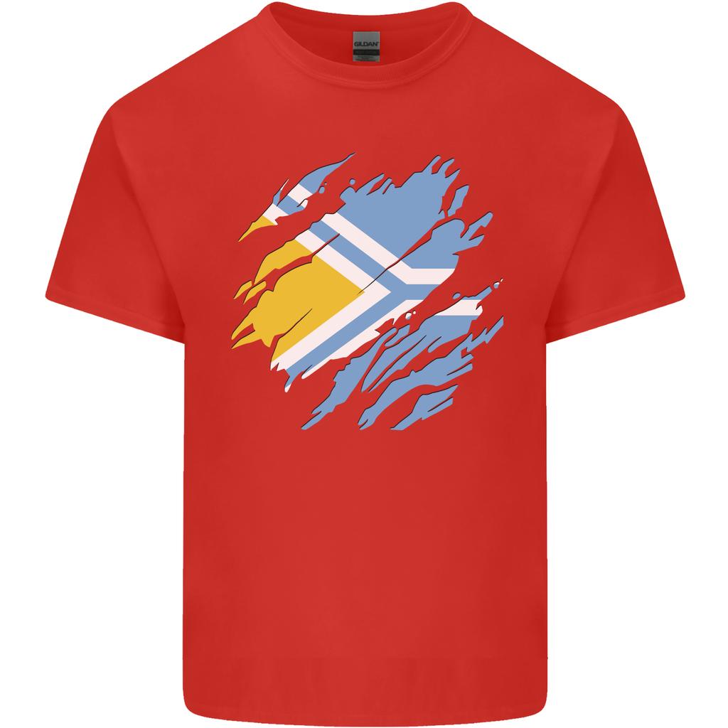 Torn Flag Tuva Unisexs Light Cotton TShirt