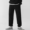 Men's Casual Pants Fall Vertical European Cotton Velvet Sports Trousers Fashion Loose Large Size All-match Straight Wide-leg Pants