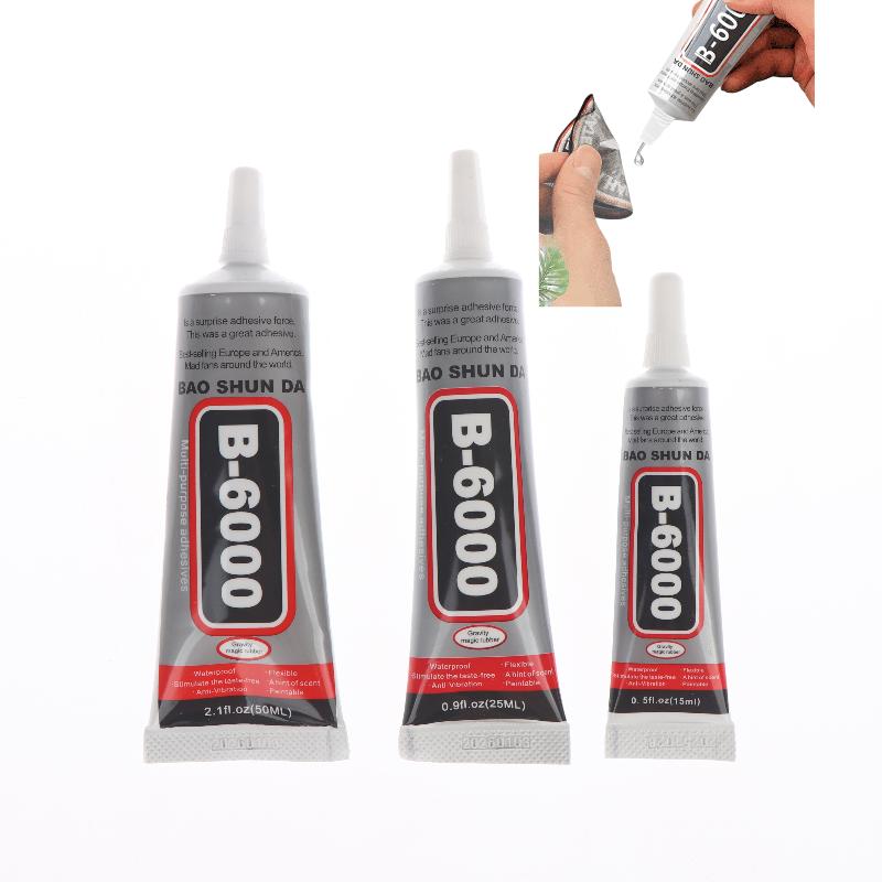 1/5Pcs Telephone Mobile Phone Touch Screen Adhesive 15/25/50Ml B6000 Super Glue Diy Repair Jewelry Glass Office Supplies