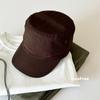 Japanese retro versatile black flat-top equestrian hat, versatile duckbill cap, stylish and slimming, sun protection hat for women