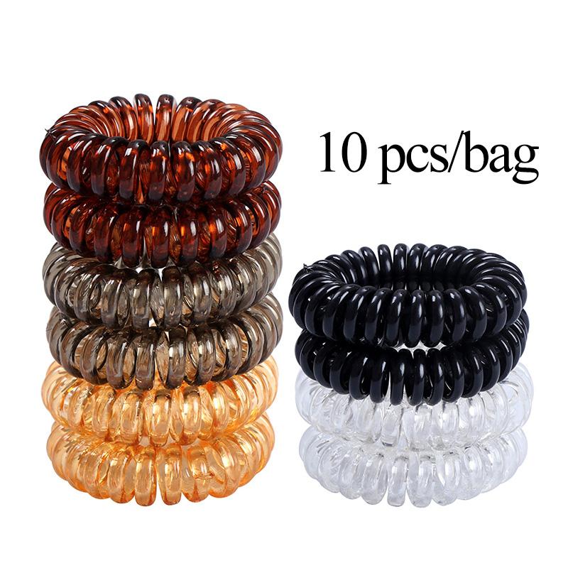 Women Hair Clip Accessories Set Elastic Ponytail Holder Rubber Coil Bands Kids Simulated Pearl Barrettes for Girls Headwear
