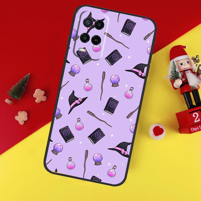 Pastel Goth Witchy For OPPO A74 A94 A17 A16 A15 A79 A58 A78 A98 A77 A5 A9 A96 A76 A52 A72 A57S A54S A53S Case
