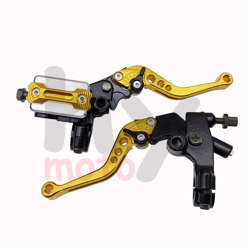Cilindro Maestro Freno Moto Universale 22MM Leva Frizione Idraulica Regolazione Freno Frizione Maniglia per Moto Honda Yamaha
