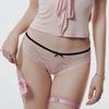 TERMEZY Women Lace Sexy Panties Breathable Underpants Seductive Soft Briefs Low-Rise Bow Hollow Out Transparent Lingerie