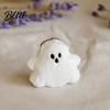 Stuffed Ghost Charm 1/2/3Pcs Halloween Plush Keychain Pendant White with Bead Chain Chain Backpacks and Purses Decorative Accessories Bag Decoration