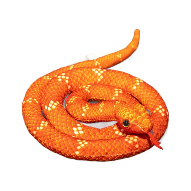 Year of the Snake Plush Toy Doll - Mascot Simulation for Claw Machine or Company Event Gift.