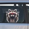 Charming Raccoon  Car Stickers Waterproof Vinyl Decals Auto Body Window Bumper Decor Motorcycle  Laptop Stickers TM139