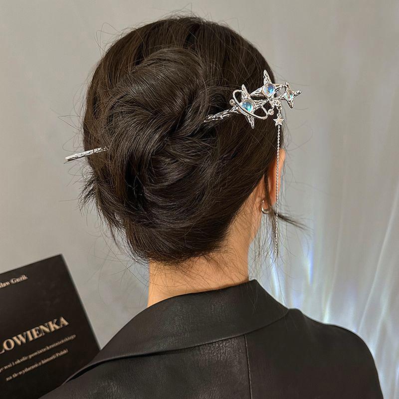 Vintage Chinese Style Hairpins Handmade Hair Sticks For Women Girls Exquisite Hair Fork Versatile Hair Accessories Gifts