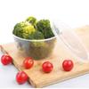 300-Pack 1000ml Round Disposable Plastic Takeout Boxes with Lids