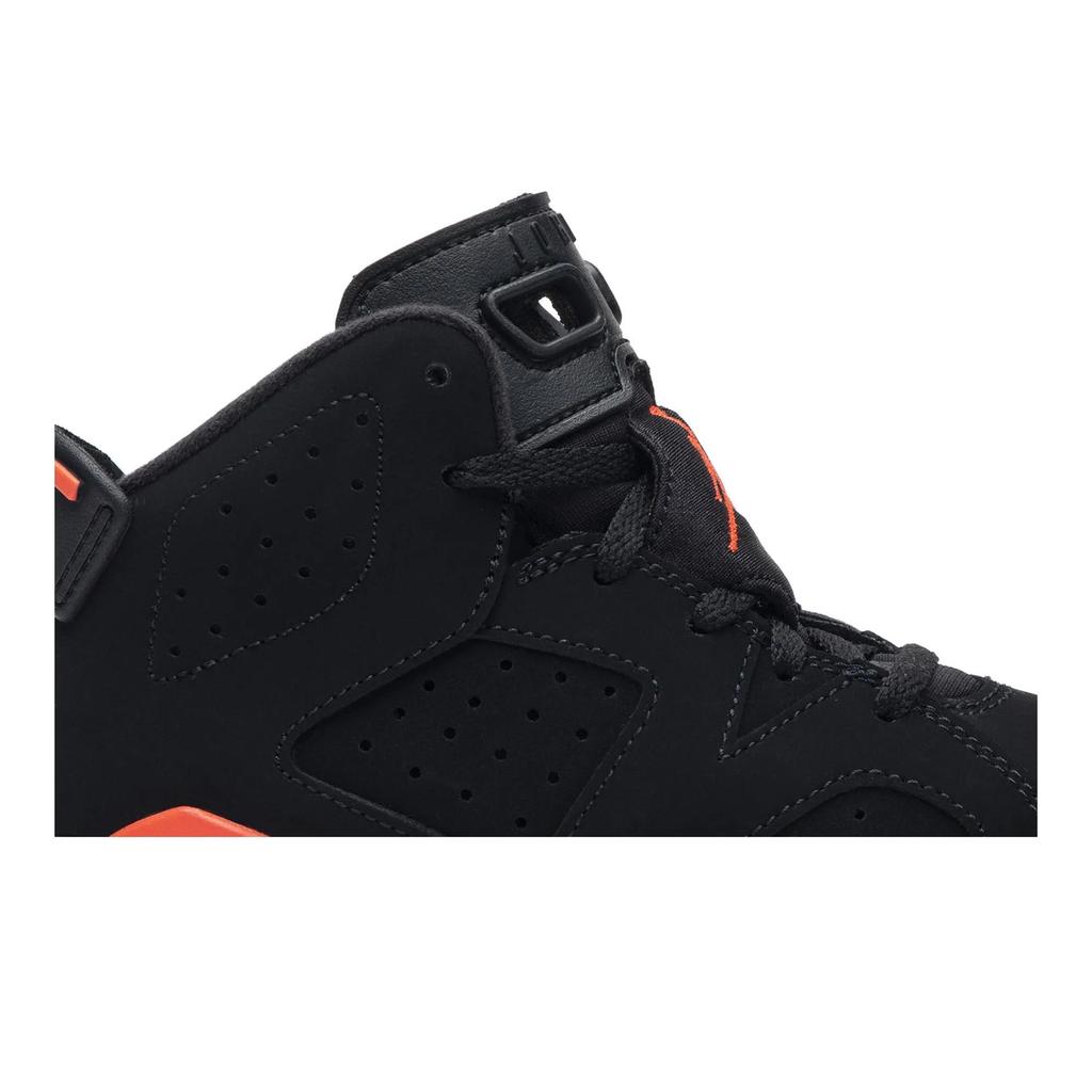Air Jordan 6 Retro PreSchool 'Infrared' 2019 (Unisex) Black / Infrared Kids' Basketball Shoes 384666 060