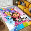 Custom Name Fairy Cat Dreams Living Room Non-Slip Area Rug Soft Carpet for Bedroom Kids Playroom Sofa Office Home Decor Doormat