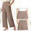 Women's Soft And Flowing High-Waisted Cropped Pants
