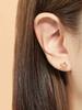 Minimal Piercing 14K Edelweiss Piercing Earrings