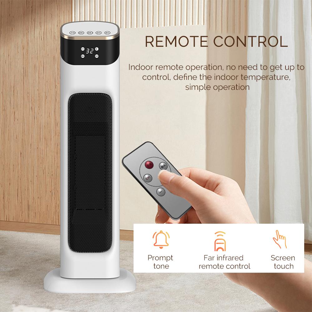 Elektrischer Ofenheizlüfter 1500W PTC Schnelle Wärme Heimgebrauch Schlafzimmer Einstellbare Temperatur Raumheizlüfter Gebläse Wärmer Heißluftheizung Innenbereich