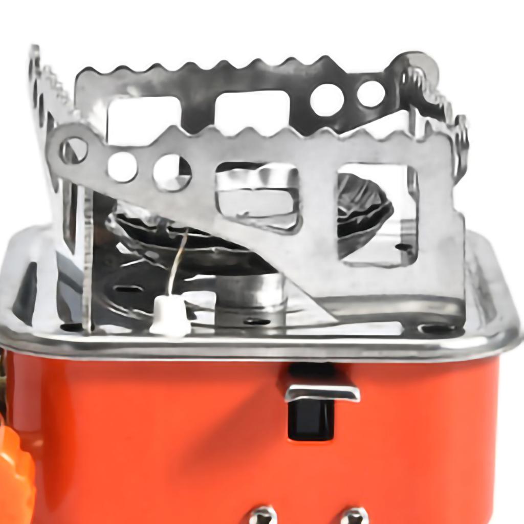 Mini Camping Stove Lightweight Portable Windproof Mini Outdoor Stove for Outdoor Cooking Survival