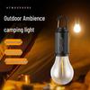2026 Solar LED Retro Camping Lantern with Tungsten Filament for Outdoor and Yard Lighting