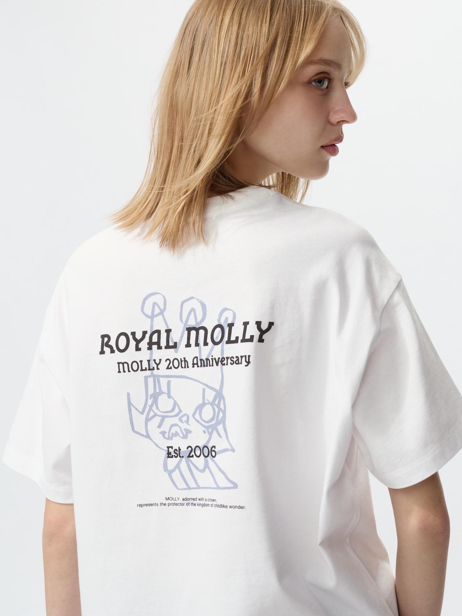 Uniqlo Япония Pop Mart Ut Свободный крой 00 WHITE/XS