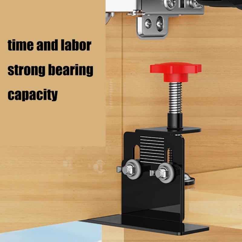 Cabinet Door Positioning Device Mounting Jig for Convenient Use in Office and Retail Spaces Home Renovation Projects