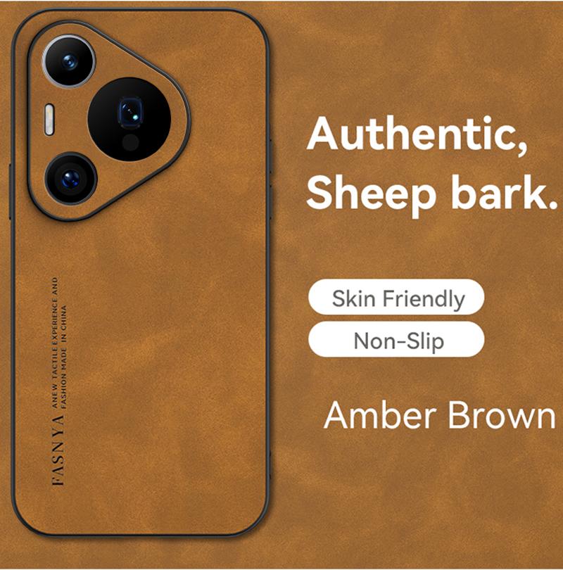 For Huawei Pura 70 Pro 5G Case Leather Soft Frame Protect Phone Case For Huawei Pura 70 Ultra Pura 70Pro Shockproof Back Cover