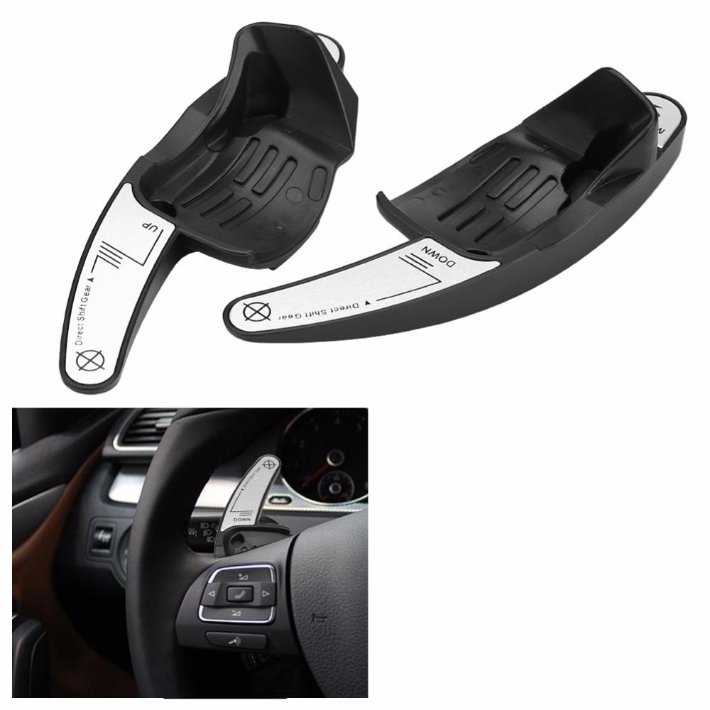 2 sztuk łopatka zmiany biegów w kierownicy samochodu dźwignia zmiany biegów dla VW CC Golf 6 Passat B6 Jetta MK5 dźwignia zmiany biegów w kierownicy samochodu