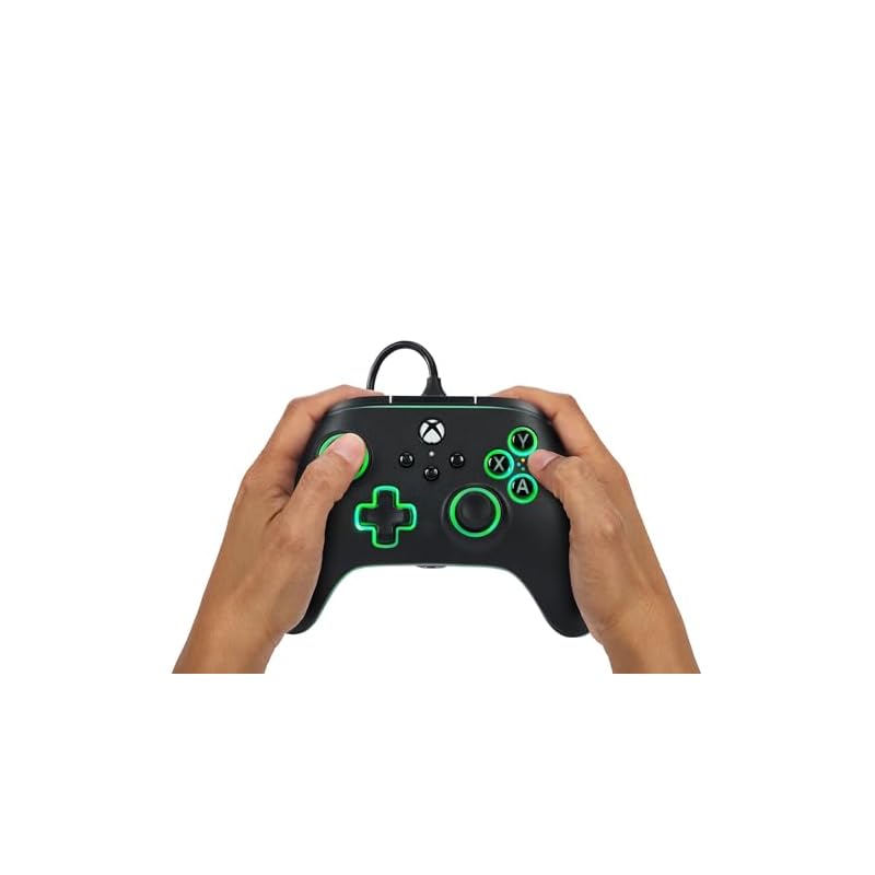 [Domestic Genuine Product, 2-Year Warranty] PowerA Lumektra Advantage Wired Controller - Black for Xbox Series X|S and PC Windows 10/11 (Officially