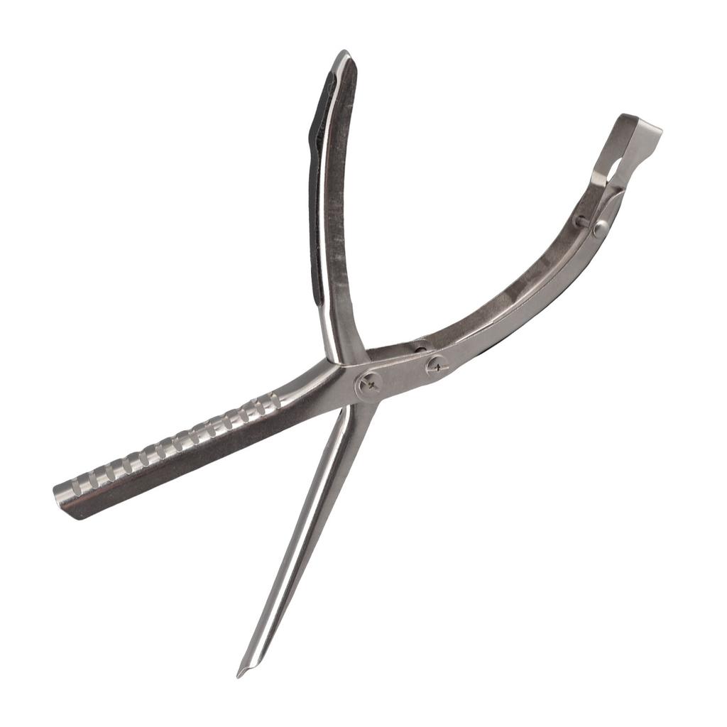 Rib Prep Tool, Stainless Steel Rib Membrane Remover Tool with Arc Clamp Non Slip Grip for Kitchen Gadget BBQ Preparation