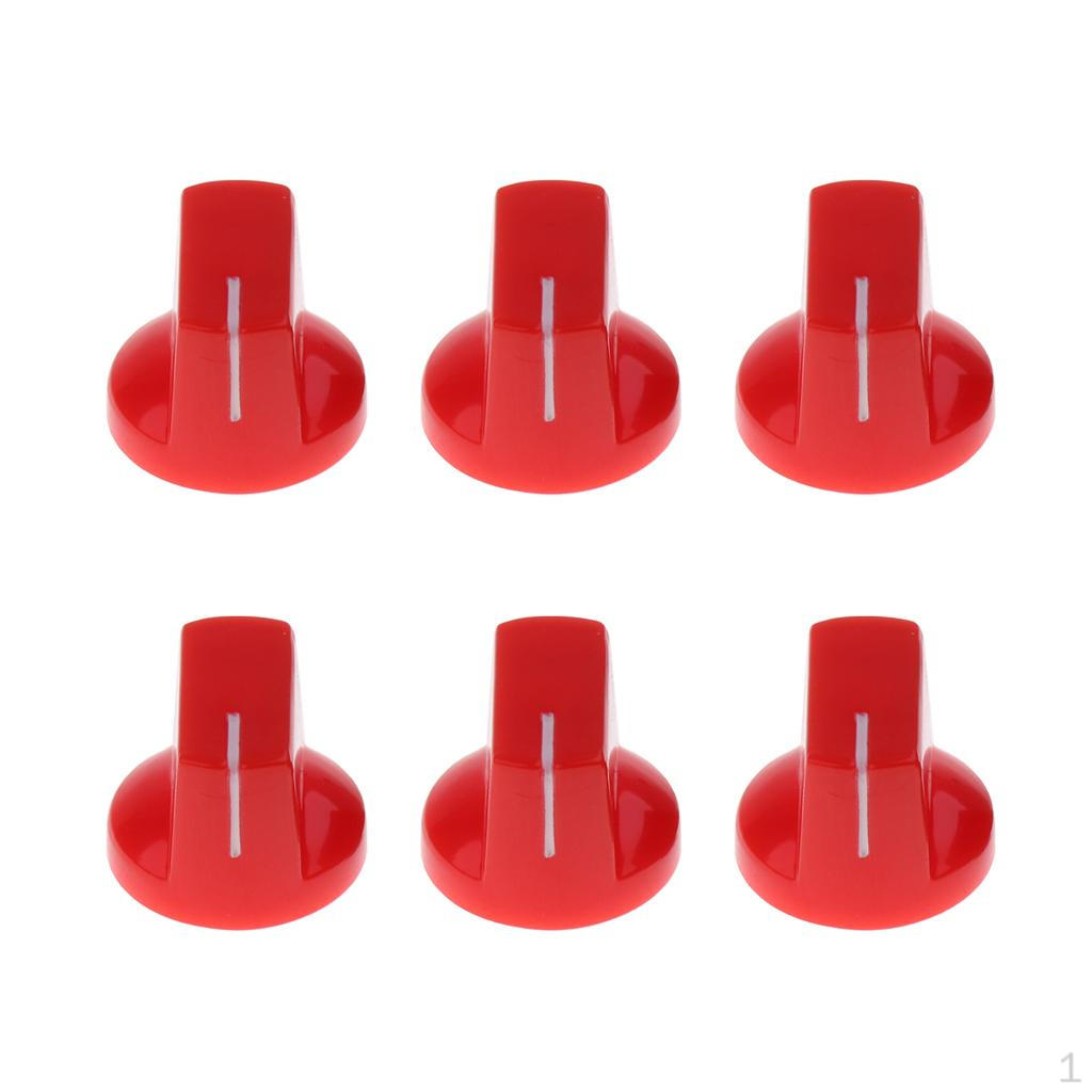 6 шт. Плоские ручки потенциометра Ручка потенциометра