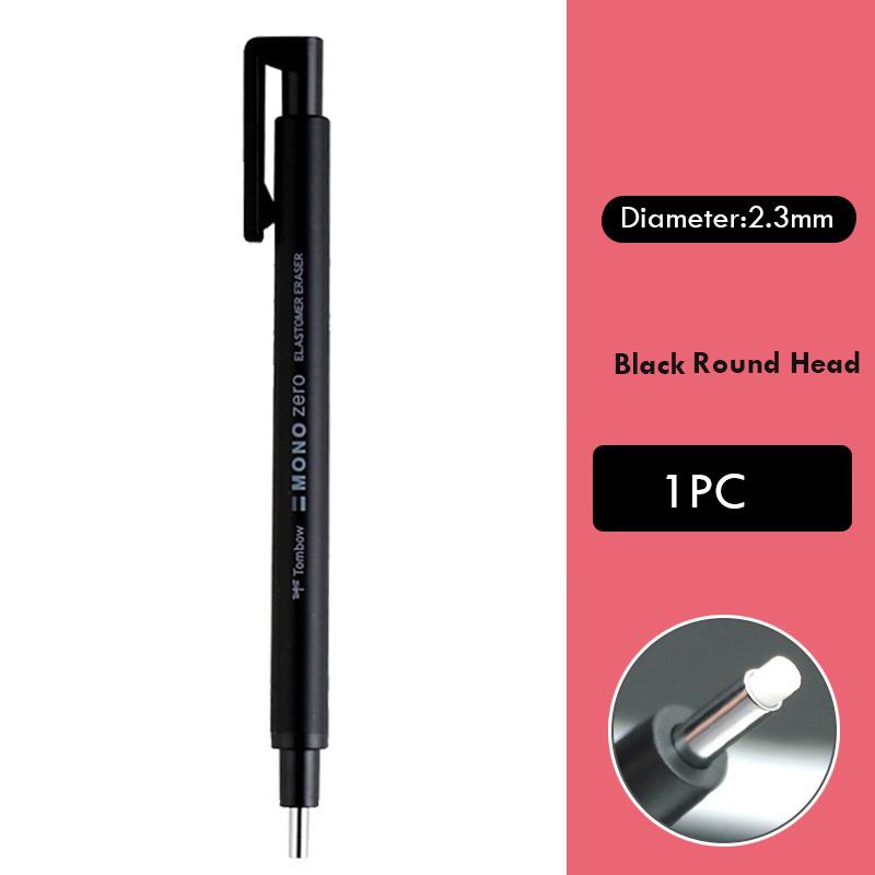 Tombow Mono Zero Eraser Mechanical Rubber Refillable Pen Press Type Sketching Drawing Correction Children s Erasers Art Supplies