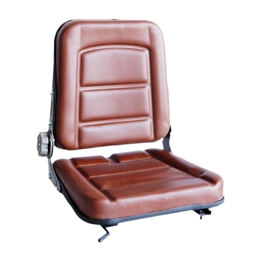 Comfortable Forklift Seat Wear Resistant Sponge Universal Tractor Chair Easy Installation for Lawn Mowers Telehandlers Cranes
