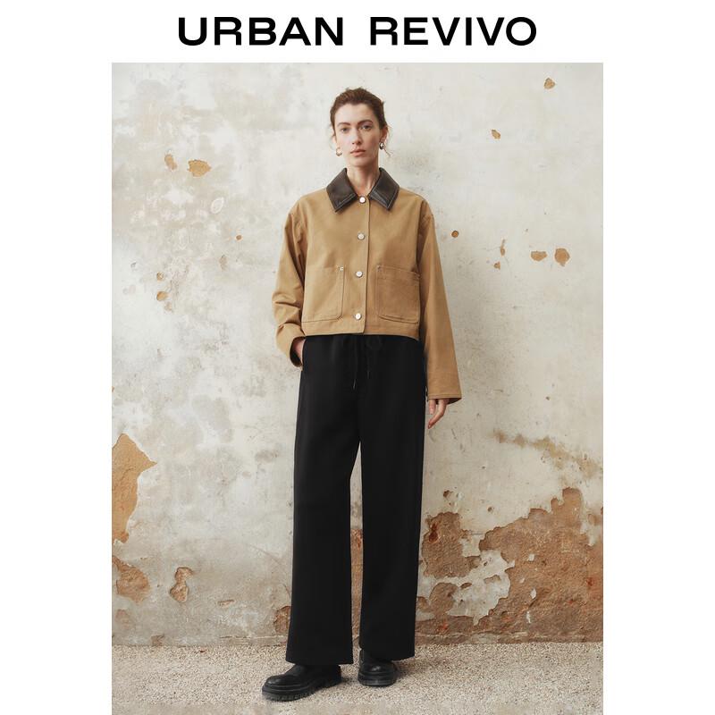 UR Women's Casual Solid Drawstring Straight-Leg Pants