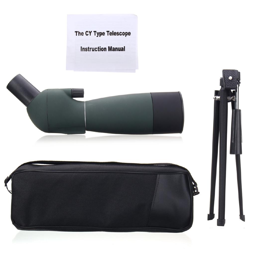 25-75X70 Zoom Prism Objective Lens Optics Waterproof Birdwatching Camping with Tripod Spotting Scope Monocular Telescope