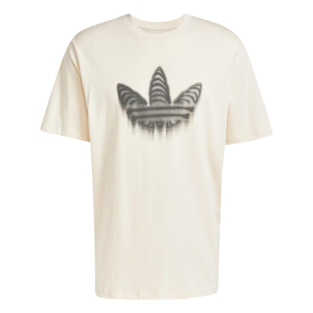 Adidas Originals Round Neck Pullover Short Sleeve American Vintage T-Shirt Men Tops Magic-White JN4559