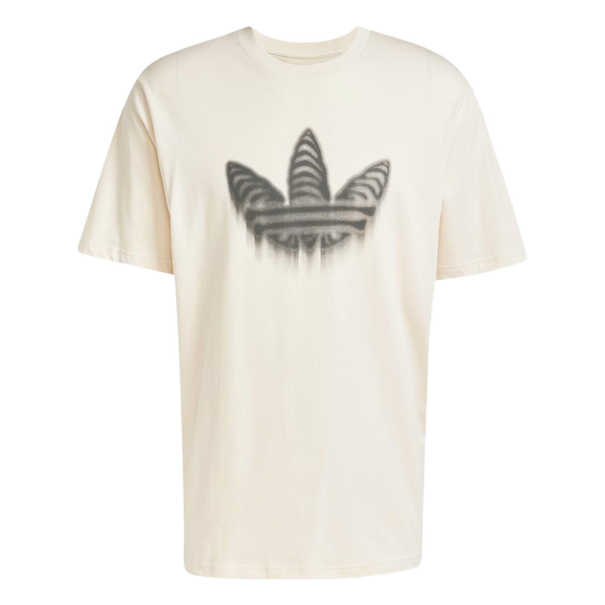

Adidas Originals Round Neck Pullover Short Sleeve American Vintage T-Shirt Men Tops Magic-White JN4559 S