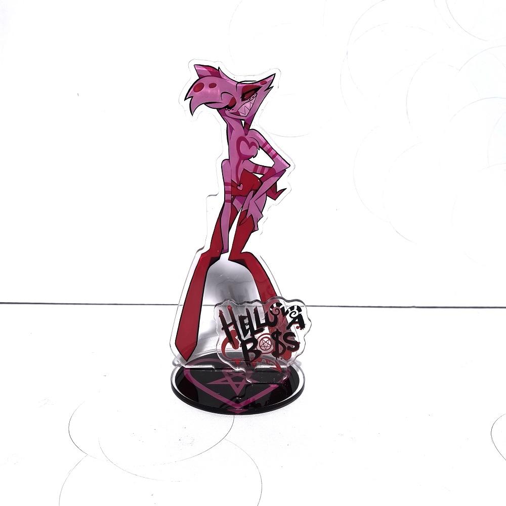 Anime Figure Acrylic Stand Model Plate Alastor Fizzarolli Angel Desk Decor Standing Sign Game Fans Gift Ornaments Stand Model