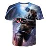New Naruto Cartoon Character 3D Digital Printed Men's Cartoon T-shirt
