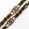 Chanel Chain Belt Belt A07928Y02269 Vintage Processing COCO Mark MARRON Brown Plated Gold/Suede Women Used