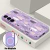 S25 Ultra Case Magnetic For Magsafe Tree Pattern Christmas Phone Cover For Samsung Galaxy S25 S24 Ultra S23 S22 Plus S21 FE Capa