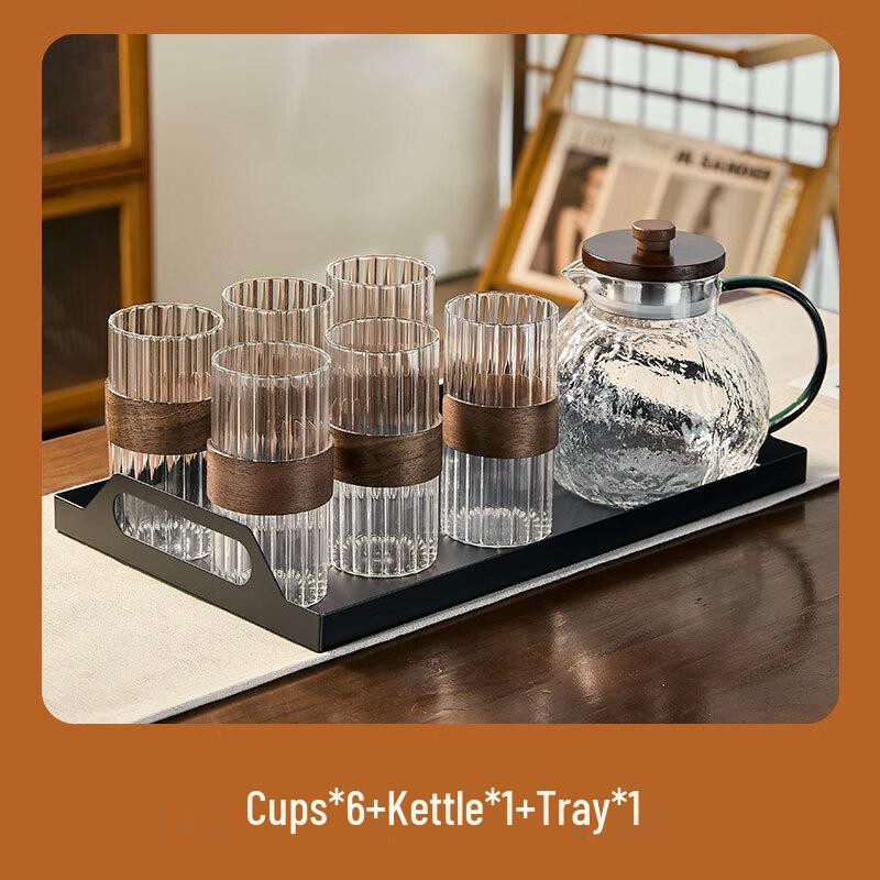 Shangqi Chinese Style Heat-Resistant Glass Drinkware Set