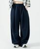 PUNCHLINE Side Tuck Sweatpants Navy Islp9150