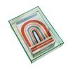 Colorful Acrylic Photo Frames Modern Simple 6 Inches Poster Painting Ins Style Table Picture Frames Wall Decoration Creative DIY