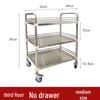 Stainless Steel Medical & Beauty Trolley - Mobile Storage & Instrument Cart