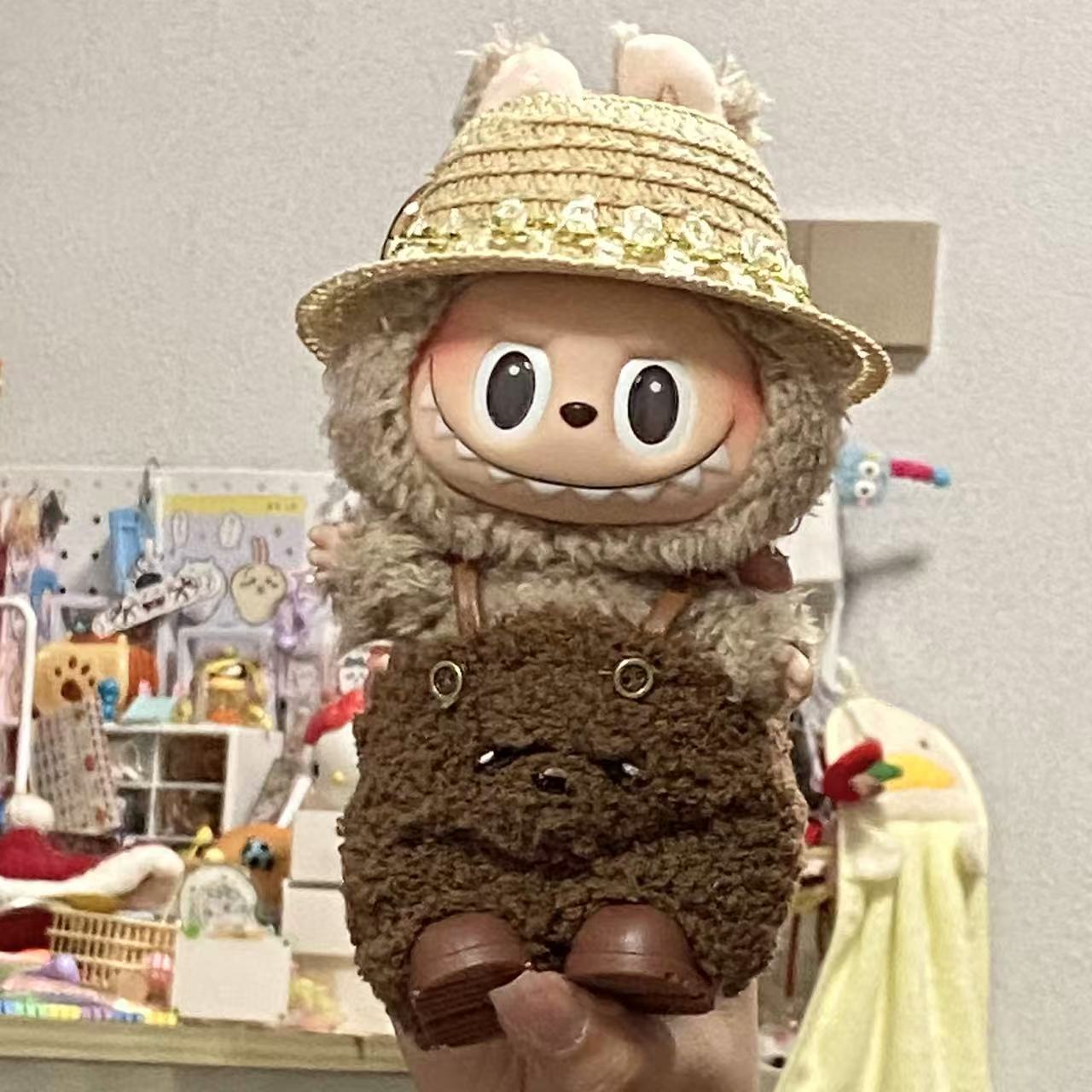 

Дизайны 17 см LaBubu плюшевая кукла одежда аниме милая ПВХ фигурка кукла комбинезон юбка наряд одежда 17cm Clothes (no dolls)