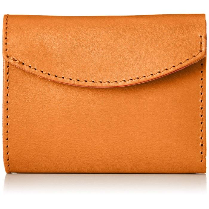 TCY Tochigi Leather Trifold Mini Wallet Brown W:100mm H:80mm